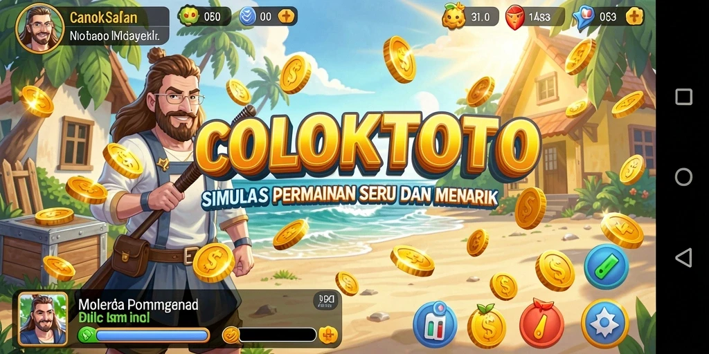 Tampilan gameplay seru dari COLOKTOTO yang menampilkan momen menarik.