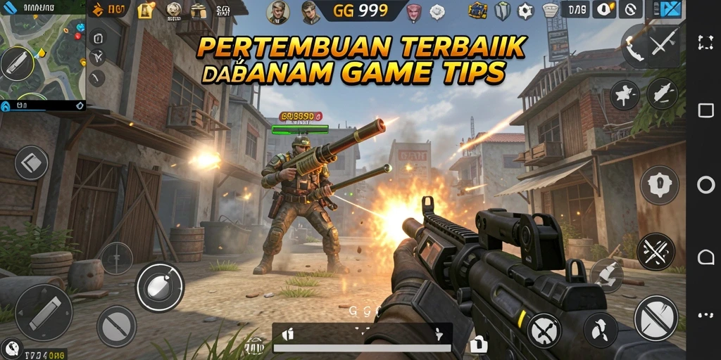 Tampilan gameplay intens di GG999 dengan aksi pertempuran yang seru.