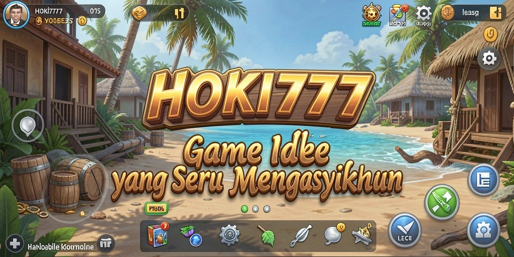 Tampilan gameplay <strong>HOKI777</strong> saat mengumpulkan sumber daya dengan mudah.