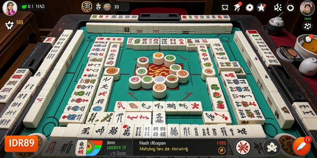 Screenshot dari gameplay menarik di IDR89 Mahjong.