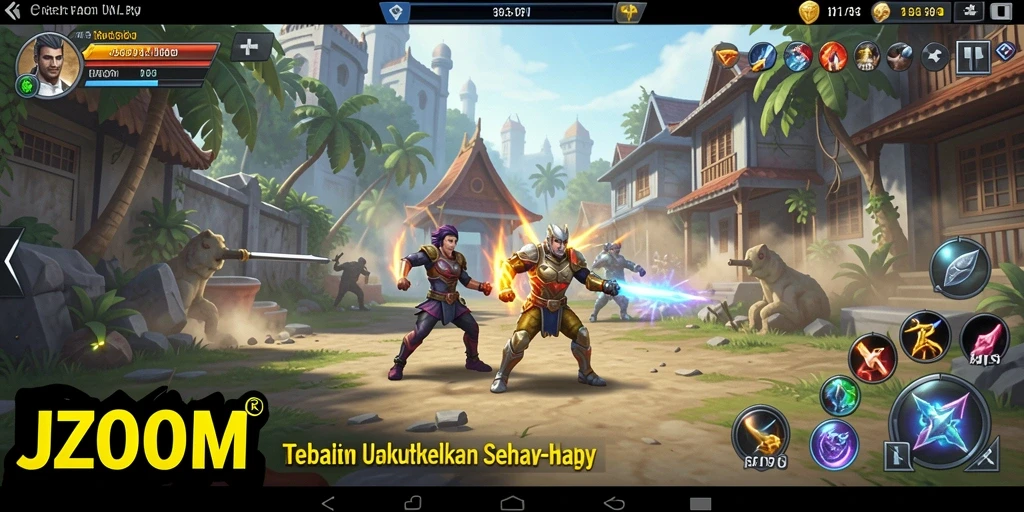 Tampilan antarmuka J200M yang intuitif dan mudah dipahami.