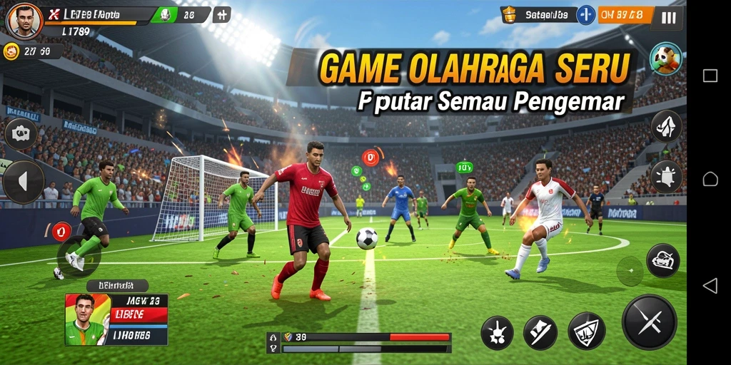 Tampilan gameplay LI789 yang seru dan interaktif dalam olahraga.