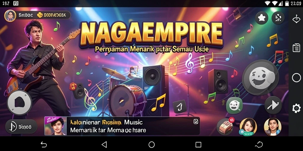 Screenshot menampilkan gameplay seru dan interaktif NAGAEMPIRE.