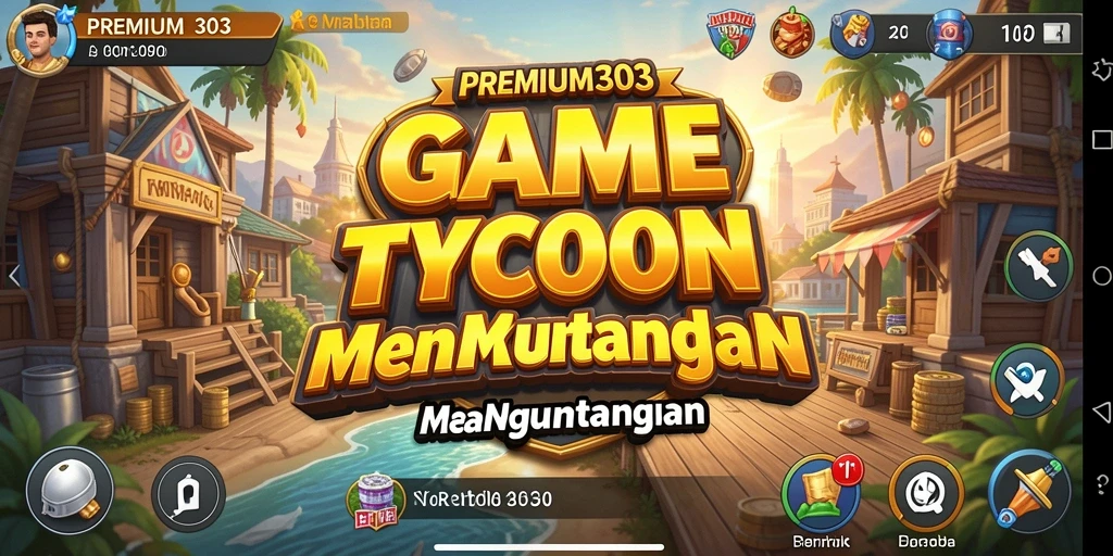 Screenshot menampilkan gameplay seru dari game Tycoon PREMIUM303.