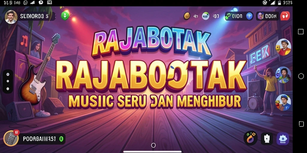 Tampilan gameplay RAJABOTAK yang mengasyikkan dan penuh warna.