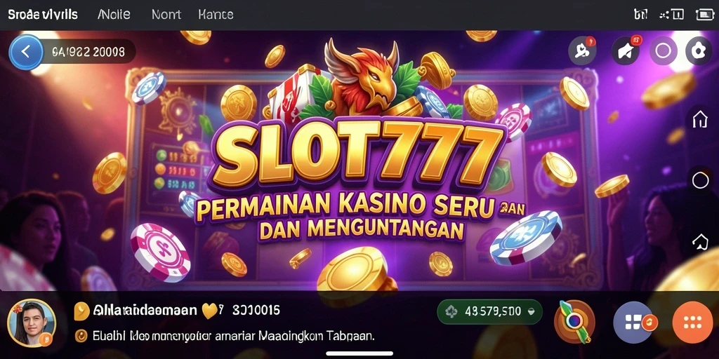 Tampilan gameplay SLOT777 yang menawan dan mengasyikkan.