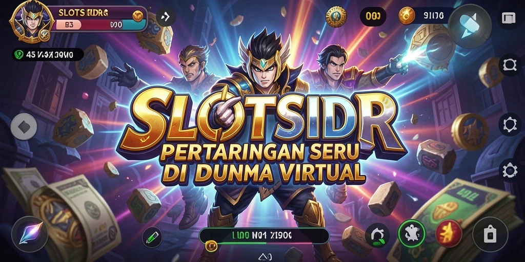 Gameplay SLOTSIDR menampilkan pertarungan seru antara karakter yang menarik.