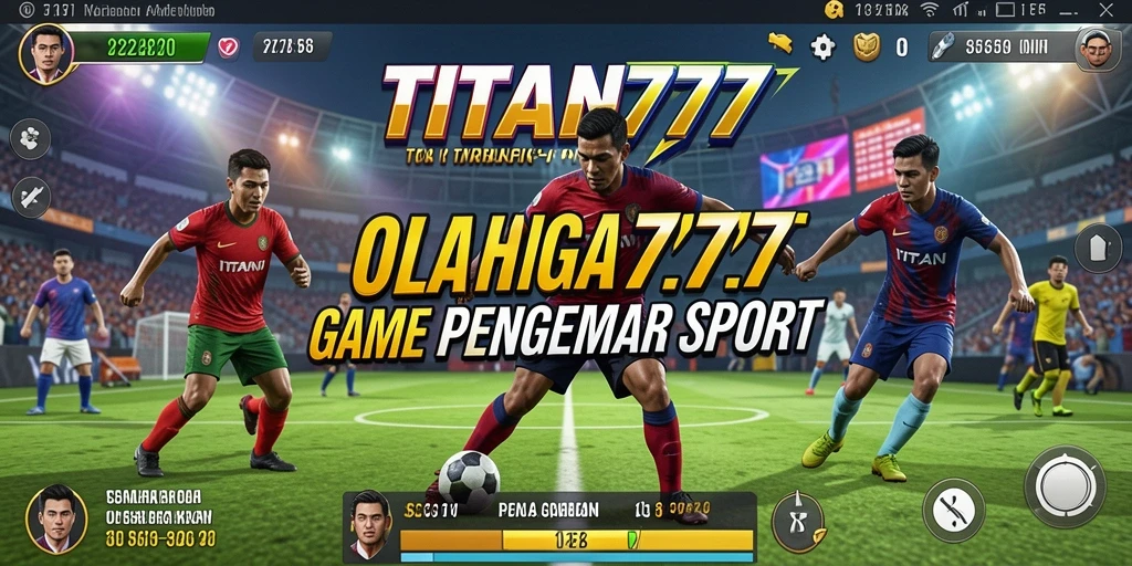 Tampilan gameplay menarik dari TITAN777 yang penuh aksi olahraga.