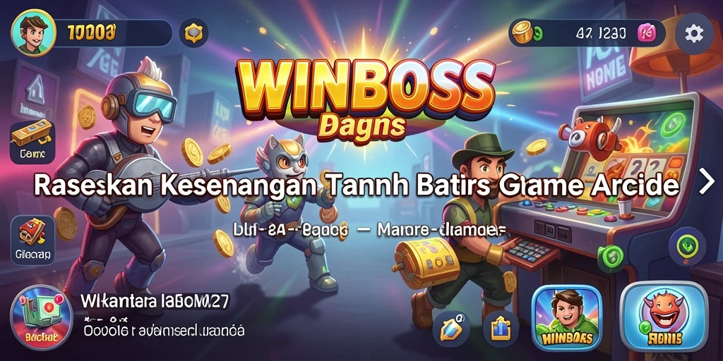 Tampilan gameplay seru WINBOSS dengan tantangan Arcade.